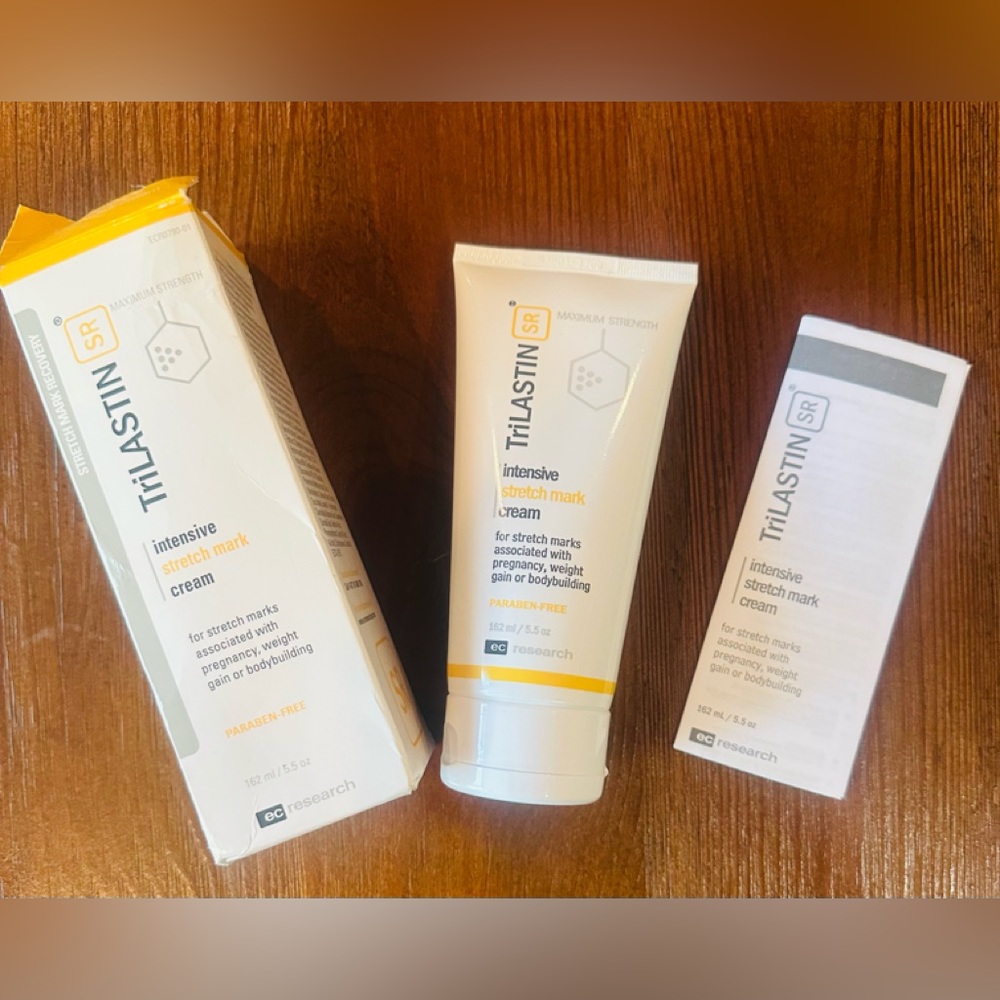 TriLASTIN-SR Intensive Stretch Mark Cream 5.5 oz. | Scar Cream Exp 9/25 Open Box